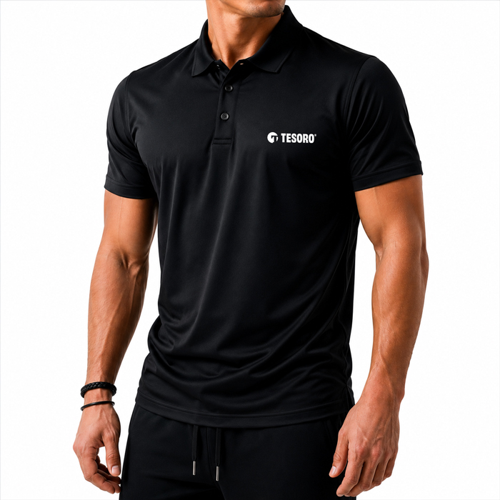TESORO TESORO Polo Fit - Μαύρο - Image 1