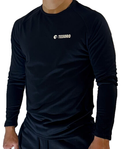 TESORO Performance Μακρυμάνικο - Μαύρο